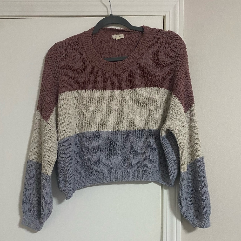 Cropped Block Sweatwr Debut Size XS